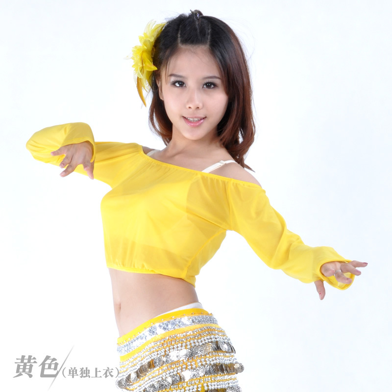 Dancewear Polyester Belly Dance Tops For ladies More Colors